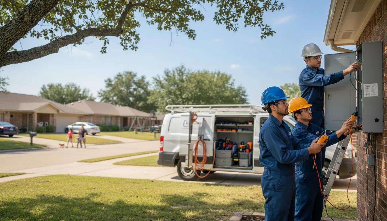 Certified electrician providing emergency electrical services in Springfield, GA